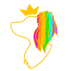 head-logo-Gold outline rainbow ear